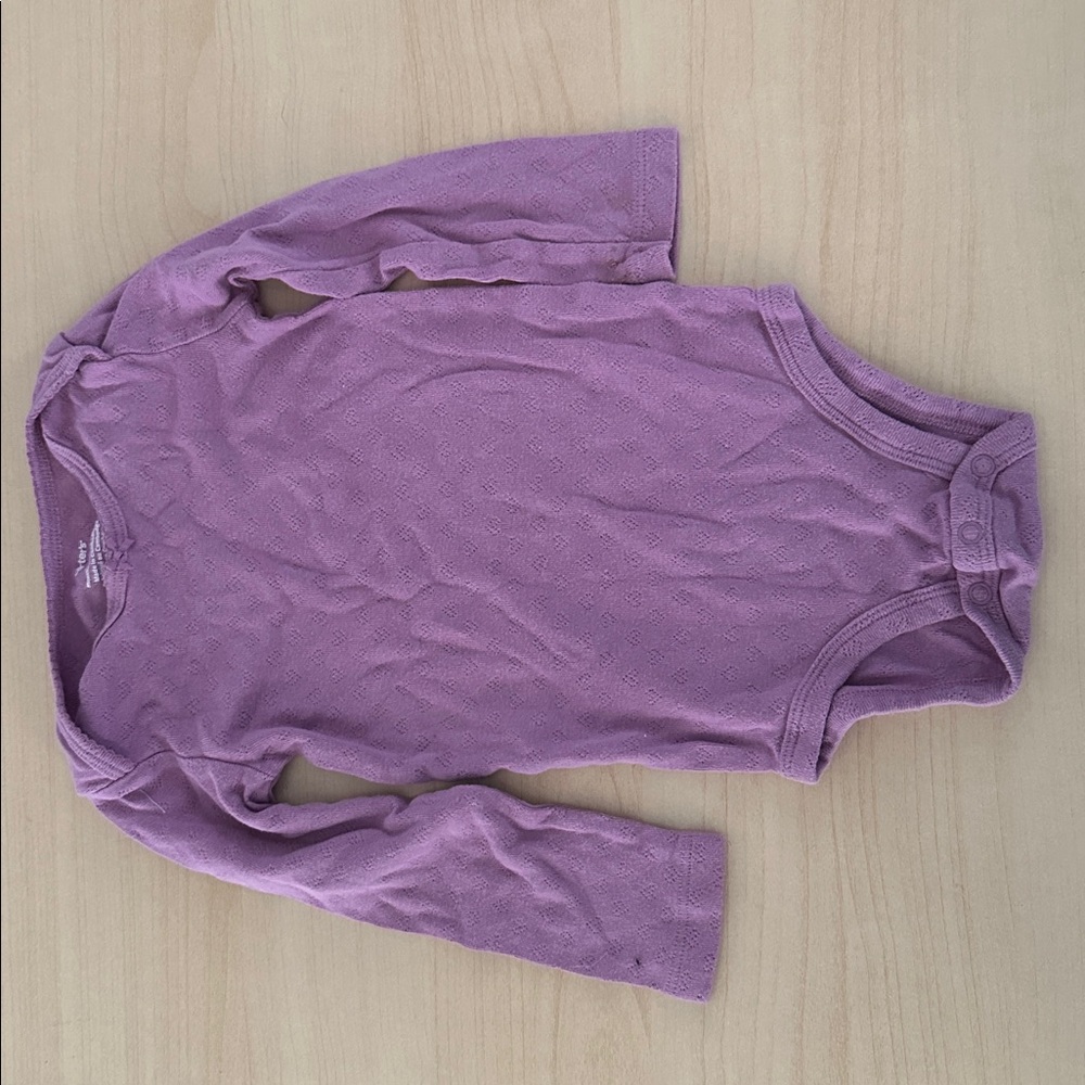 Carter's Lavender Baby Onesie